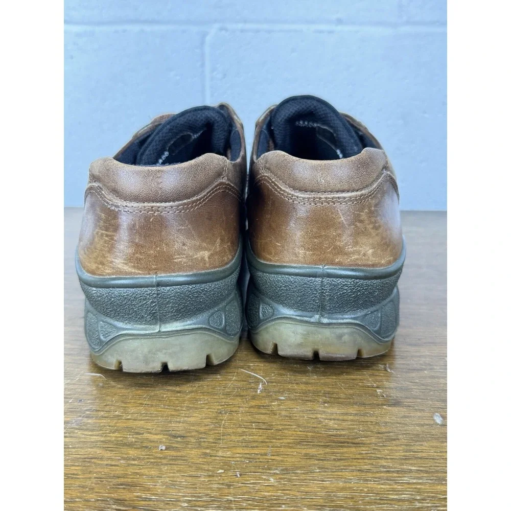 Ecco Track 25 Low Goretex GTX Brown Leather Hiking Shoes Mens‎ Size US 11